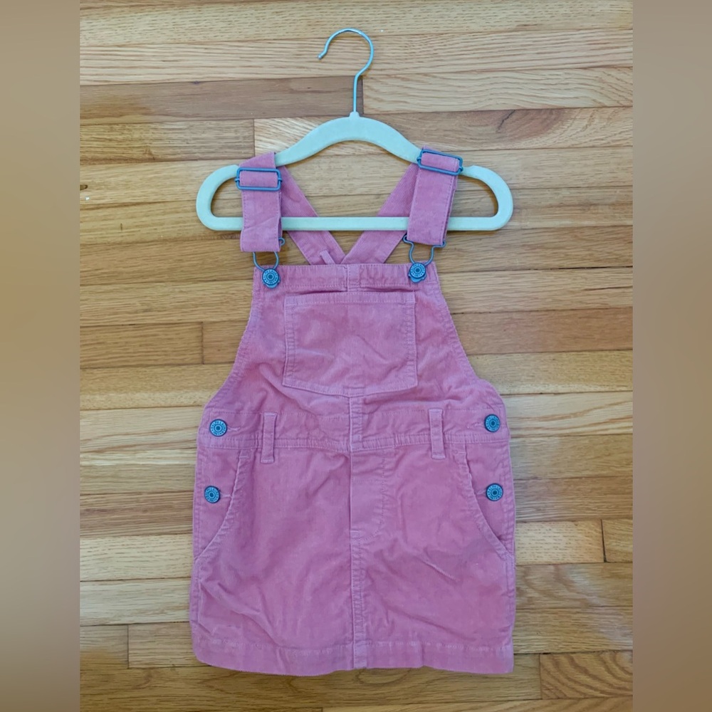Ralph Lauren POLO girls pink corduroy overall dress size 2T